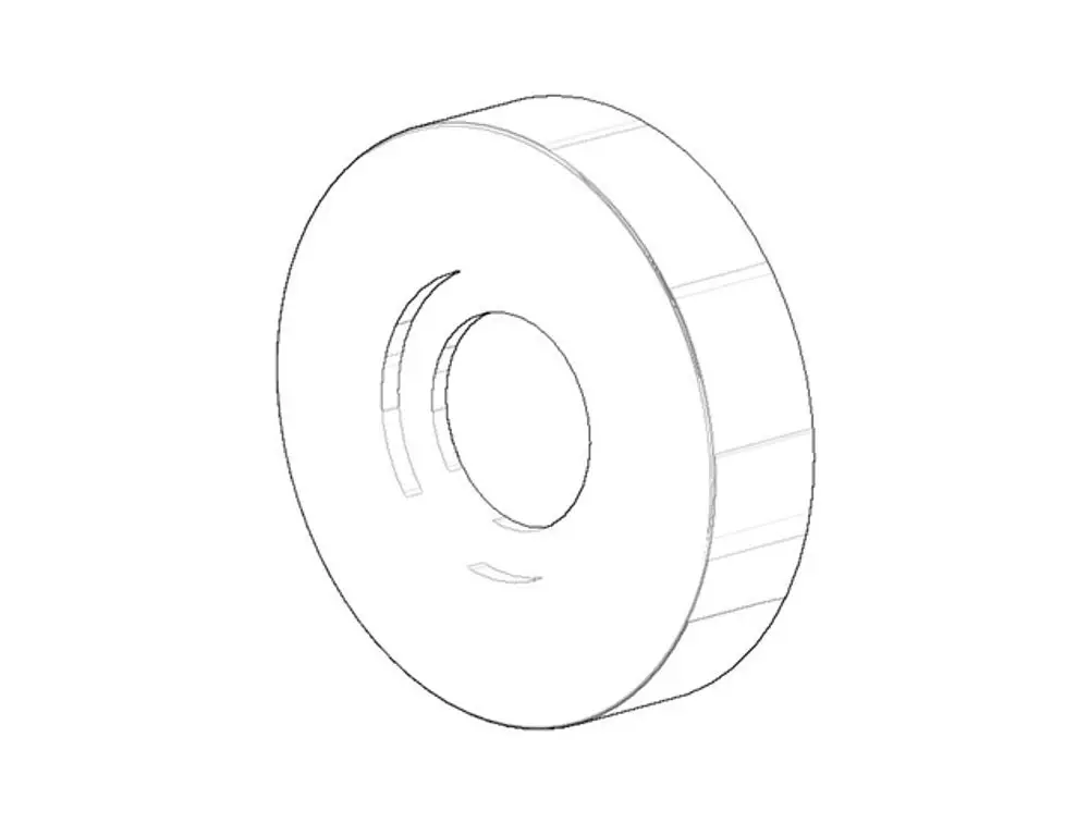 DORNBRACHT Rosette ERSATZTEILE 092788008 D. 78 x 18 mm Platin, 092788008-08 Galeriebild 1